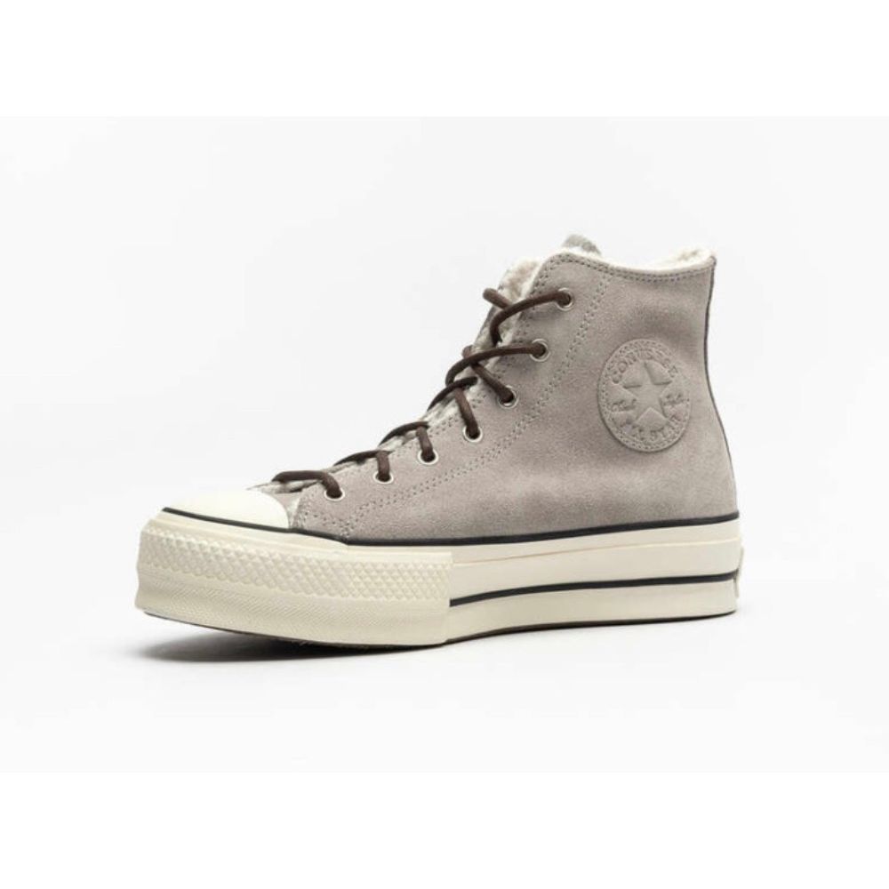 Converse Womens Sherpa Chuck Taylor All Star Platform High Top Sneaker Women’s 5